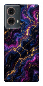 Чохол Purple space marble для Motorola Moto G85