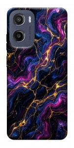 Чехол Purple space marble для Motorola Moto E15