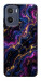 Чехол Purple space marble для Motorola Moto E15