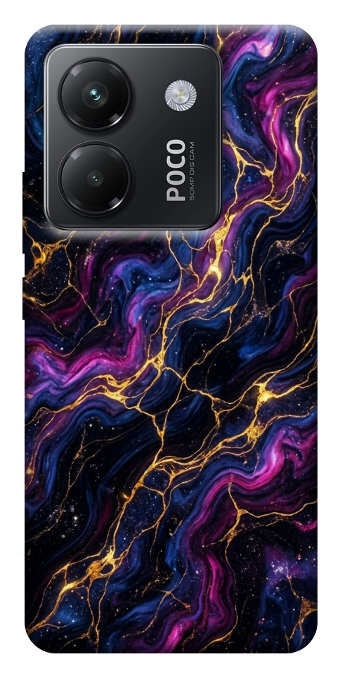 Чехол Purple space marble для Xiaomi Poco M7 Pro 5G