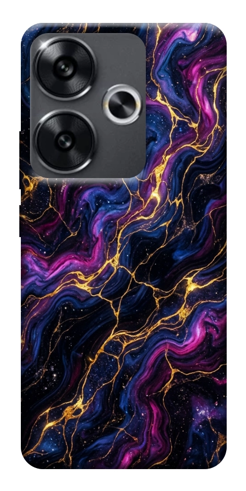 Чехол Purple space marble для Xiaomi Poco F6