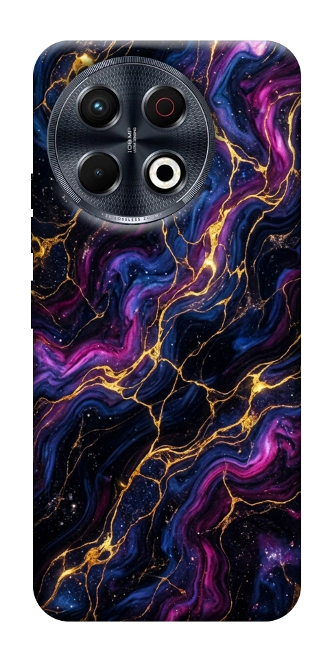 Чехол Purple space marble для TECNO Spark 30 Pro (KL7)