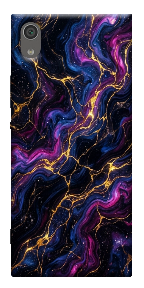 Чехол Purple space marble для Sony Xperia XA1