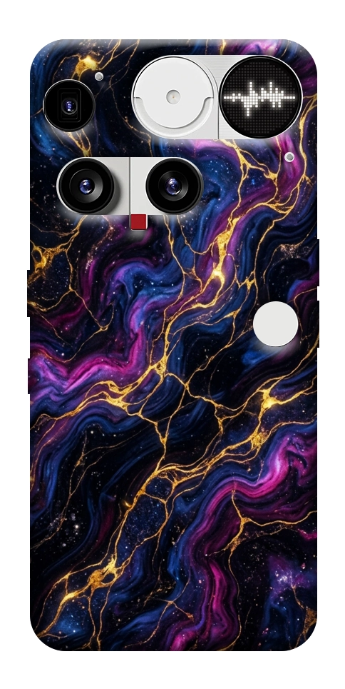 Чехол Purple space marble для Nothing Phone (3)