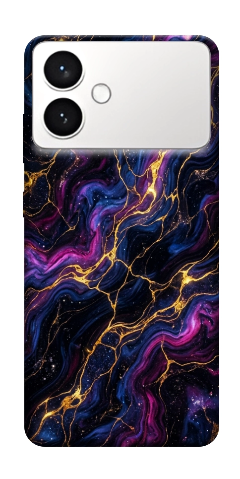 Чехол Purple space marble для Galaxy S26 Edge