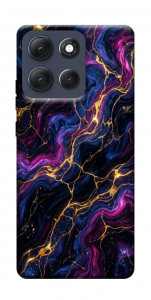 Чехол Purple space marble для Motorola Moto G86 Power