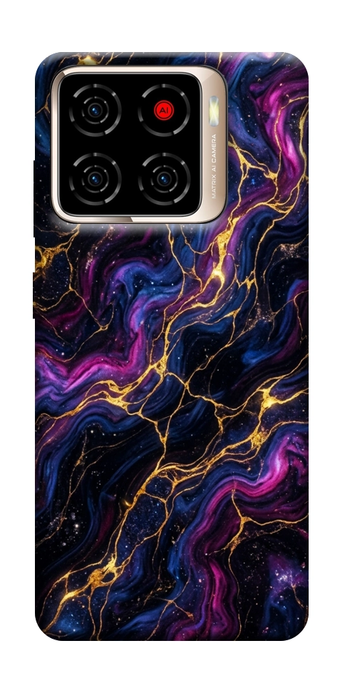Чехол Purple space marble для ZTE Blade A56