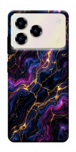 Чехол Purple space marble для ZTE Blade A76 4G