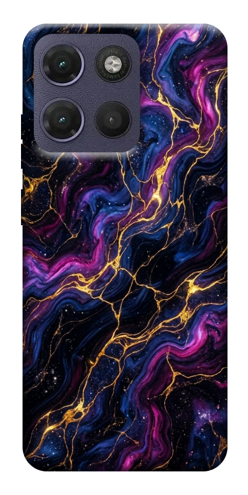 Чехол Purple space marble для Motorola Moto G17