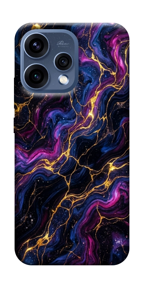 Чехол Purple space marble для Oppo Reno 15