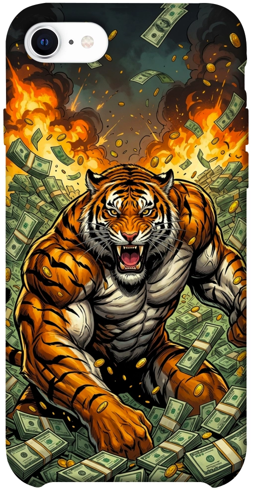 Чехол Money tiger для iPhone SE (2020)