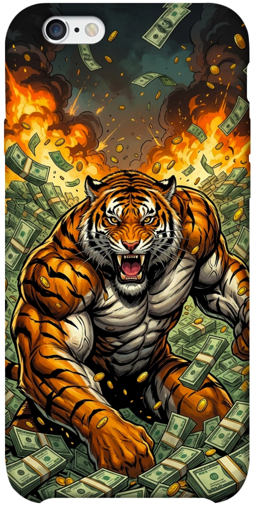 Чехол Money tiger для iPhone 6S Plus