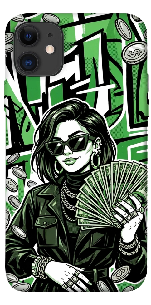 Чехол Money woman green для iPhone 11