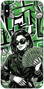 Чохол Money woman green для iPhone X