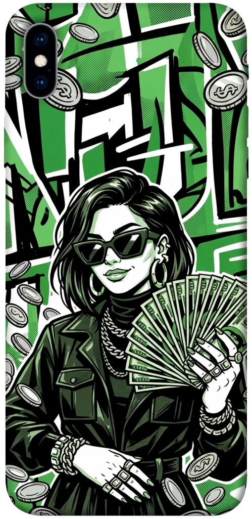 Чохол Money woman green для iPhone XS Max