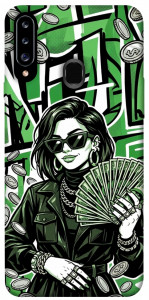 Чехол Money woman green для Galaxy A20s (2019)