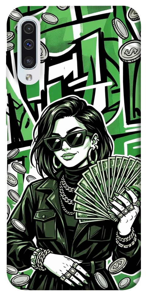 Чехол Money woman green для Galaxy A50 (2019)