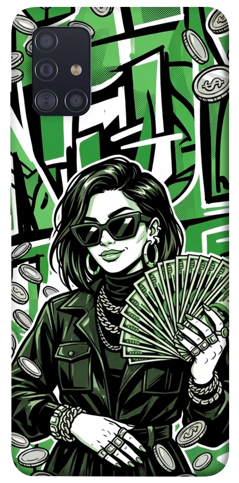 Чохол Money woman green для Galaxy A51 (2020)