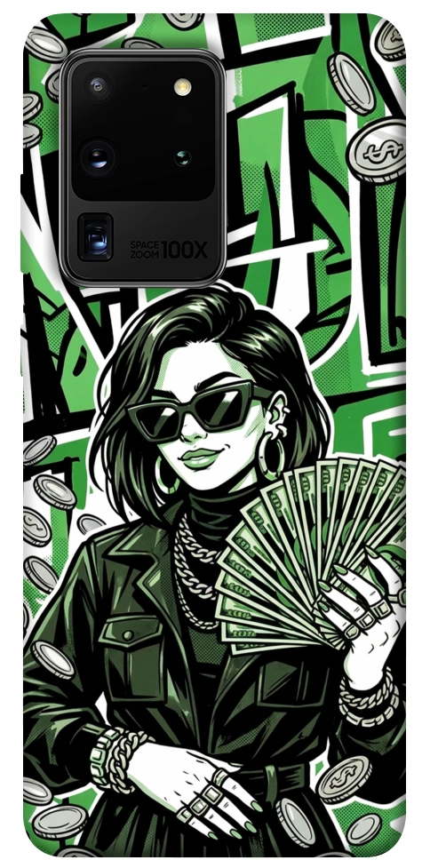 Чехол Money woman green для Galaxy S20 Ultra (2020)