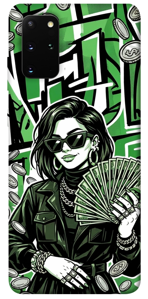 Чехол Money woman green для Galaxy S20 Plus (2020)