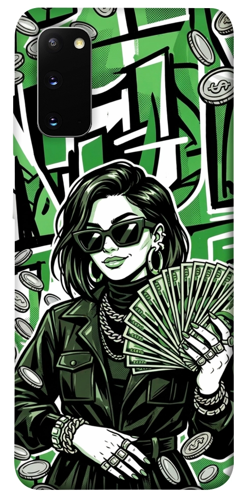 Чохол Money woman green для Galaxy S20 (2020)