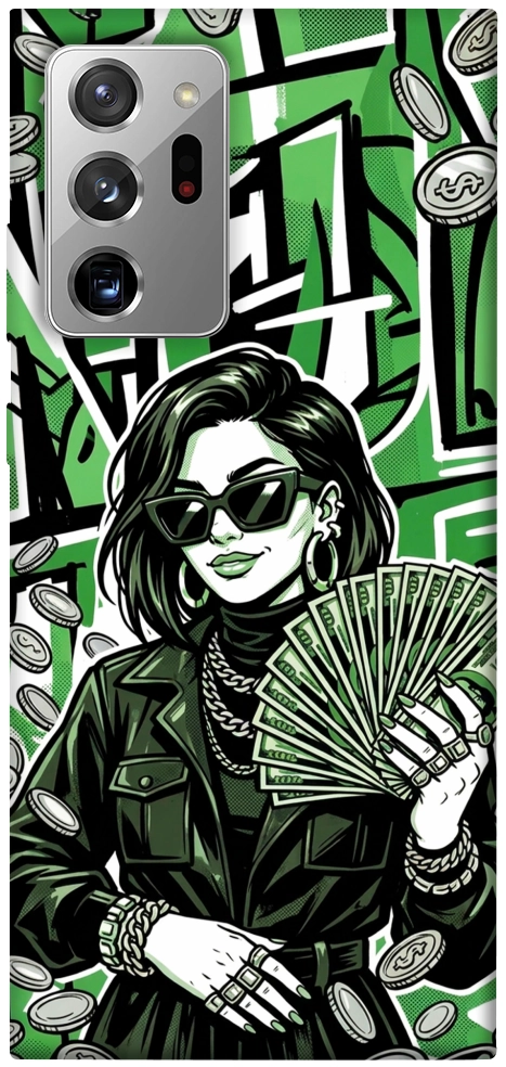 Чехол Money woman green для Galaxy Note 20 Ultra
