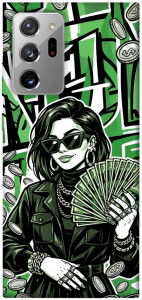 Чехол Money woman green для Galaxy Note 20 Ultra