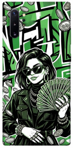 Чохол Money woman green для Galaxy Note 10+ (2019)