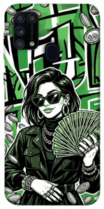 Чехол Money woman green для Galaxy M31 (2020)