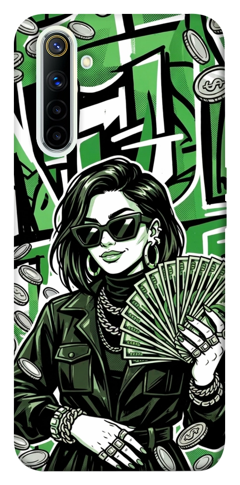 Чехол Money woman green для Realme 6