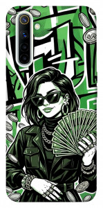 Чехол Money woman green для Realme 6