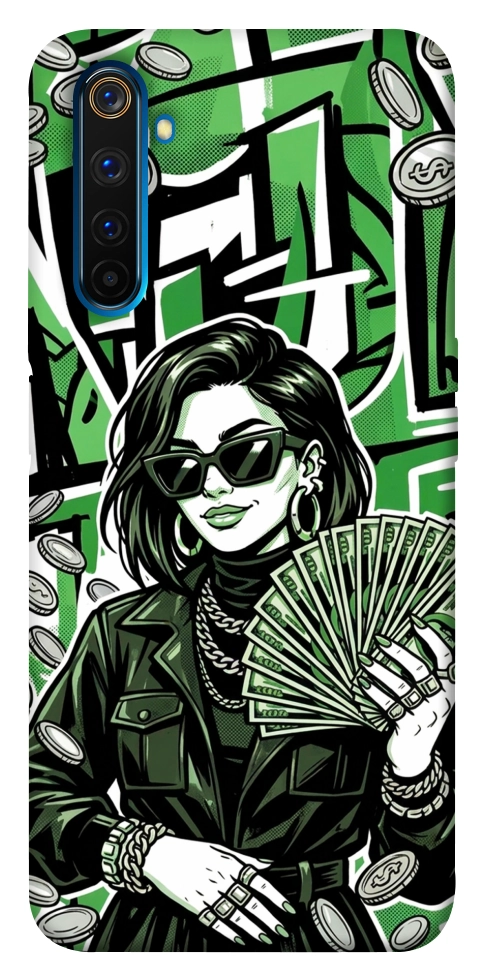 Чехол Money woman green для Realme 6 Pro