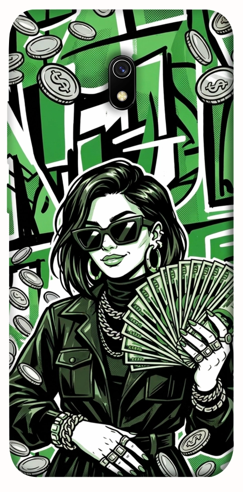 Чохол Money woman green для Xiaomi Redmi 8a