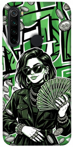 Чехол Money woman green для Xiaomi Redmi Note 8