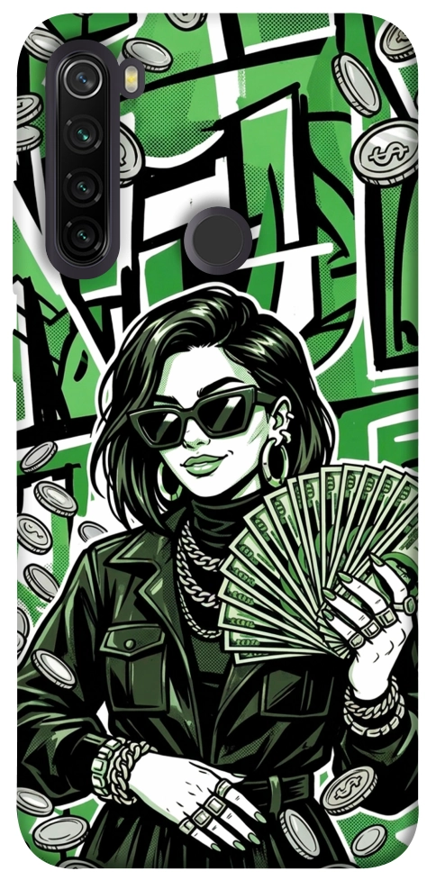 Чехол Money woman green для Xiaomi Redmi Note 8T