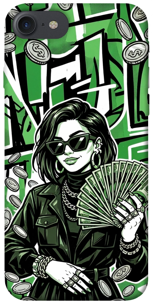Чехол Money woman green для iPhone 8