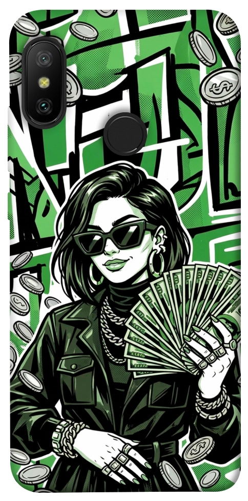 Чехол Money woman green для Xiaomi Redmi 6 Pro