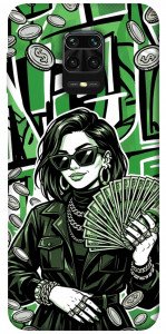 Чохол Money woman green для Xiaomi Redmi Note 9 Pro
