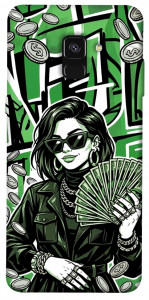 Чохол Money woman green для Galaxy A8 (2018)