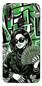 Чохол Money woman green для Huawei P20 Lite
