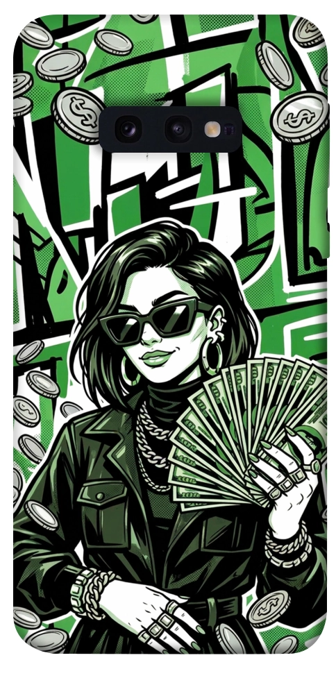 Чехол Money woman green для Galaxy S10e