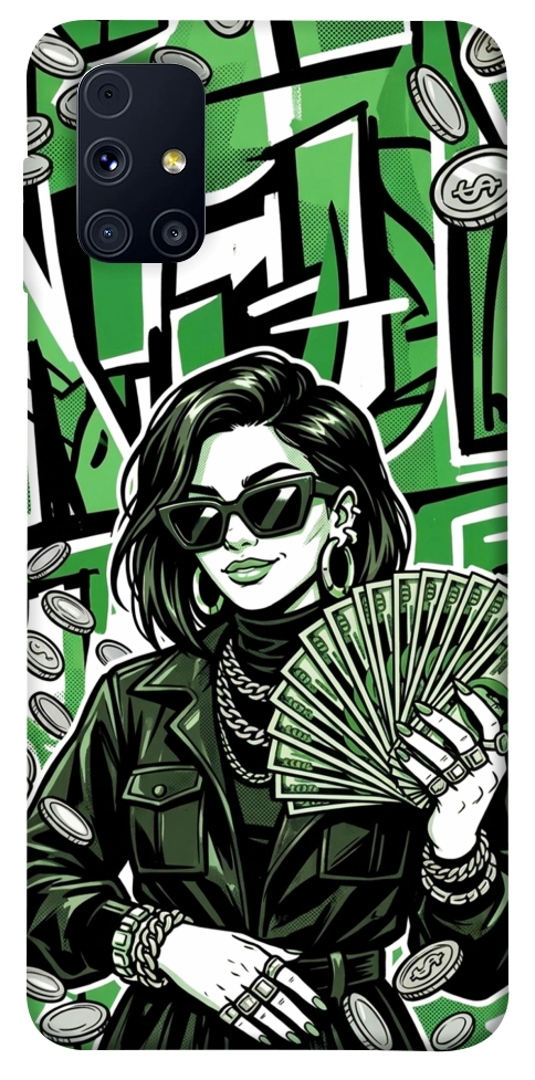 Чохол Money woman green для Galaxy M31s