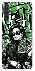 Чехол Money woman green для Galaxy A21