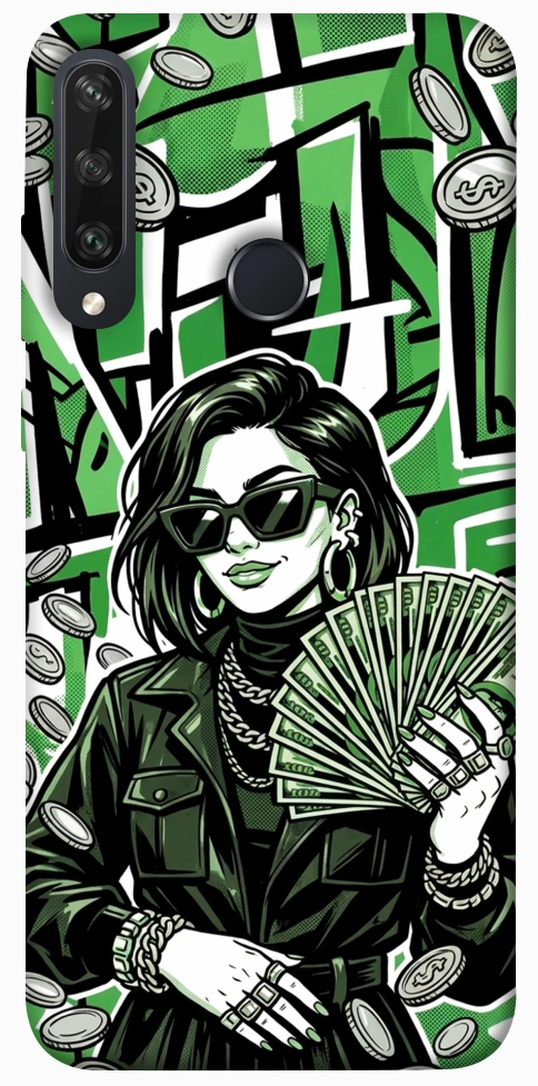 Чохол Money woman green для Huawei Y6p