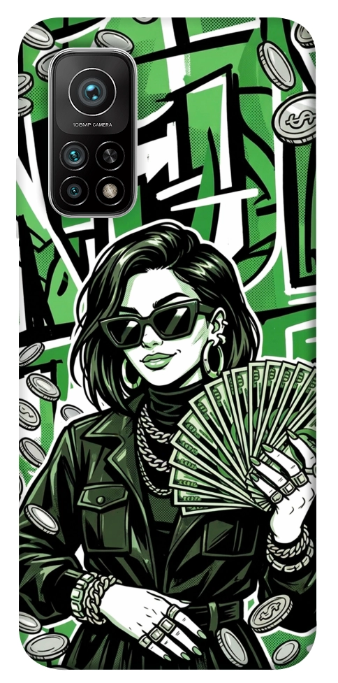 Чохол Money woman green для Xiaomi Mi 10T Pro