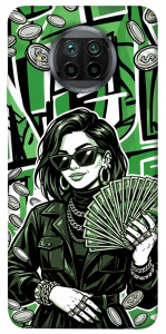 Чехол Money woman green для Xiaomi Redmi Note 9 Pro 5G