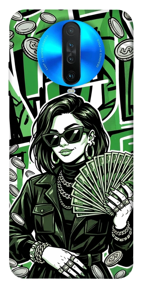 Чехол Money woman green для Xiaomi Redmi K30