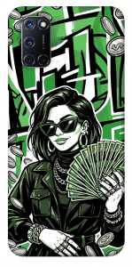 Чехол Money woman green для Oppo A92