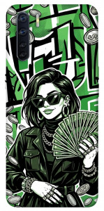Чохол Money woman green для Oppo A91