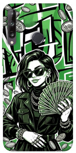Чехол Money woman green для Huawei P40 Lite E